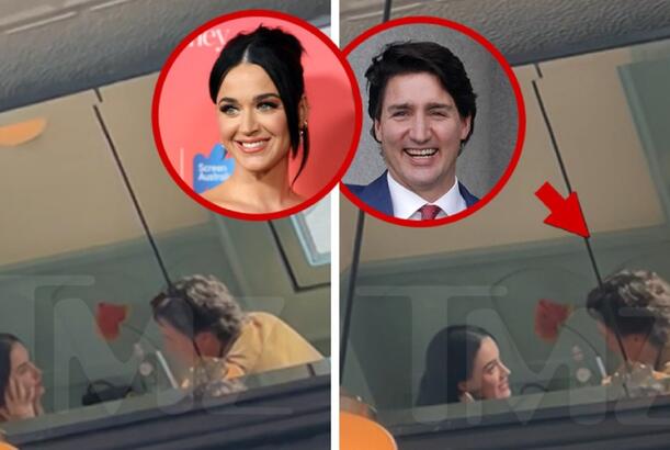 Keti Perri Kanadanın keçmiş baş naziri Trüdo ilə maraqlanır...