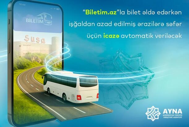 Bilet alınarkən təqdim olunan icazənin müddəti 5 gün təşkil edir
