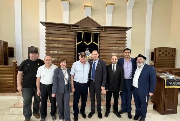 İsrail səfiri Azərbaycanın yəhudi icmalarının nümayəndələri ilə görüşlər keçirib