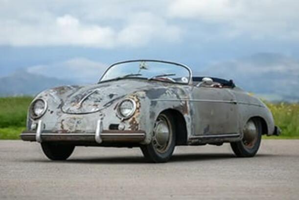 ABŞ-da tərk edilmiş 1955-ci ilin Porsche avtomobili tapılıb...