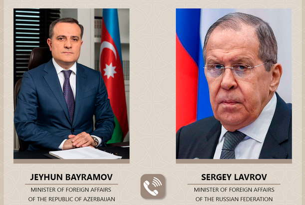 Ceyhun Bayramov ilə Sergey Lavrov regional və beynəlxalq təhlükəsizlik məsələlərini müzakirə edib