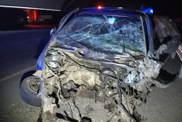 Biləsuvarda yol qəzası: Ölən və yaralananlar var