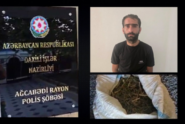 Ağcabədidə 5 kiloqram marixuana satmaq istəyən şəxs saxlanılıb