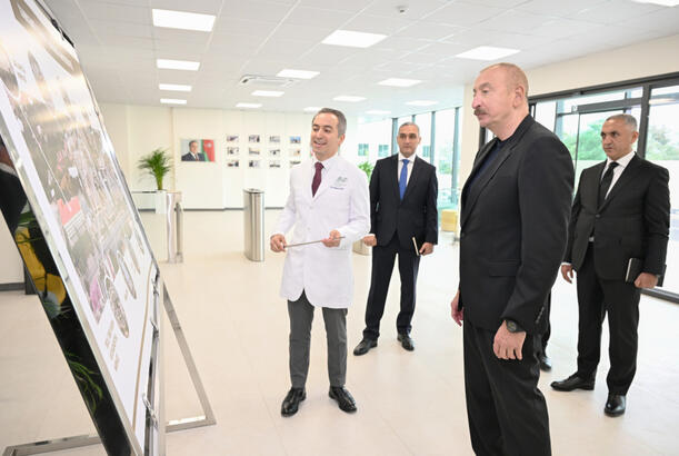 Prezident İlham Əliyev Qarabağ Universitetinin Klinikasının açılışında iştirak edib -FOTOLAR