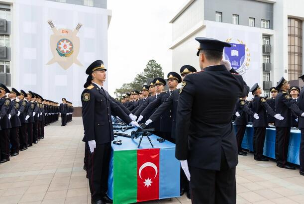 Polis Akademiyasında Bilik günü və andiçmə mərasimi keçirilib - FOTOLAR