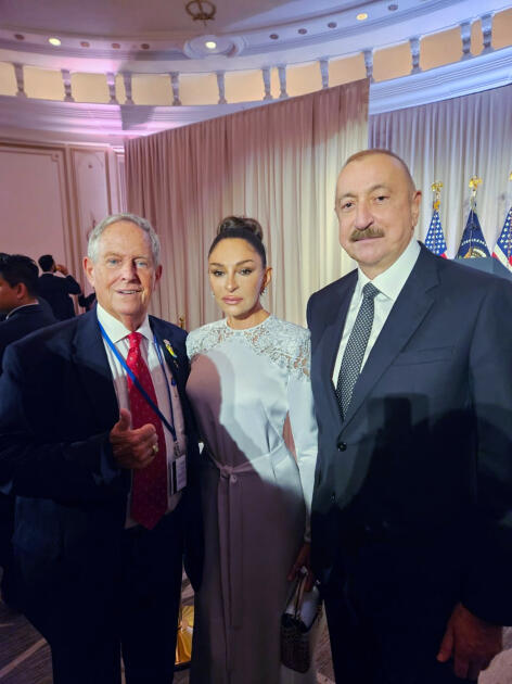 President Ilham Aliyev and First Lady Mehriban Aliyeva attend official reception on 80th session of UN General Assembly
