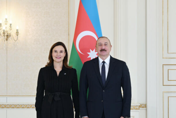 İlham Əliyev Avropa İttifaqının ölkəmizdəki nümayəndəliyinin yeni təyin olunmuş rəhbərinin etimadnaməsini qəbul edib - FOTOLAR