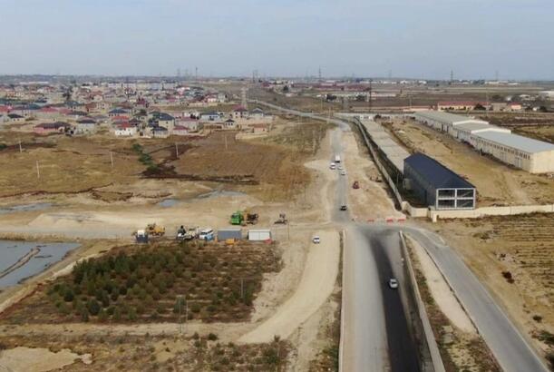 Zığ dairəsi–Hava Limanı yoluna birləşdirən yanaşma yolları tikilir