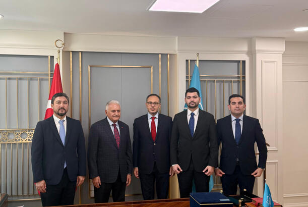 TÜRKPA Baş katibi Türk Dövlətləri Təşkilatının Ağsaqqallar Şurasının sədri ilə görüşüb - FOTO 