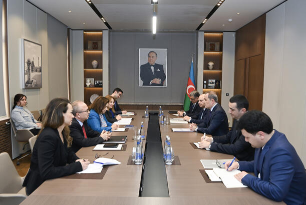 Ceyhun Bayramov Ayşe Berris Ekinci ilə görüşüb