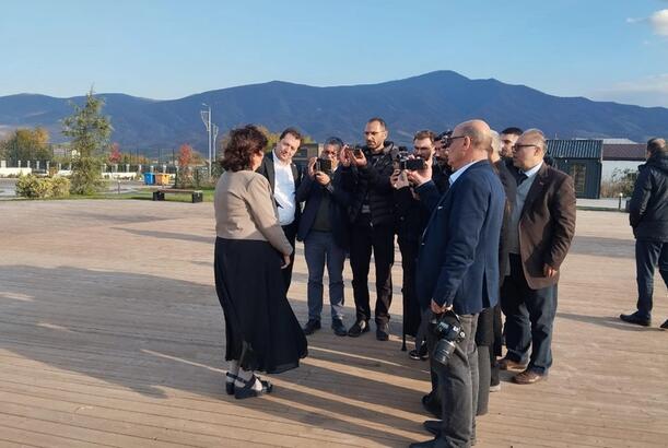 Qars, Ərzurum və İğdırdan olan jurnalistlər Qarabağa səfər ediblər - FOTOLAR