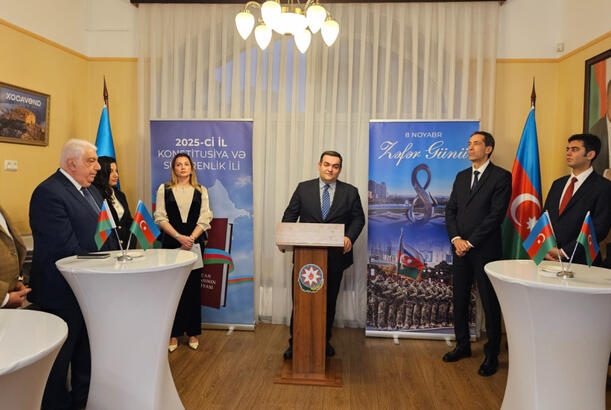 Sankt-Peterburqda 8 Noyabr – Zəfər Gününə həsr olunmuş tədbir keçirilib