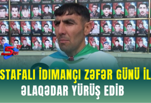 Ağstafalı idimançı Zəfər günü ilə əlaqədar yürüş edib