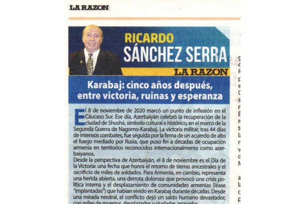 Peru mətbuatı Qarabağdan yazır