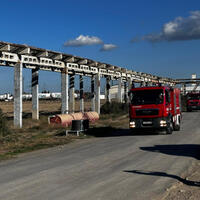 FHN-in Dövlət Yanğından Mühafizə Xidməti yanğın-taktiki təlim keçirib - FOTOLAR