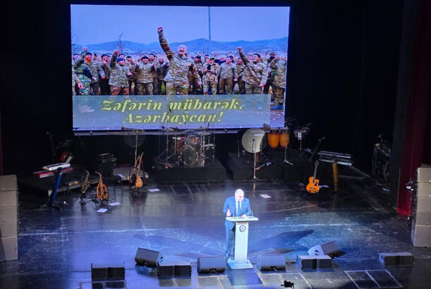 Tbilisidə Zəfər Günü qeyd olunub