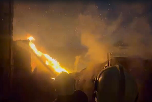 Bakıda doqquzmərtəbəli yaşayış binasında yanğın olub