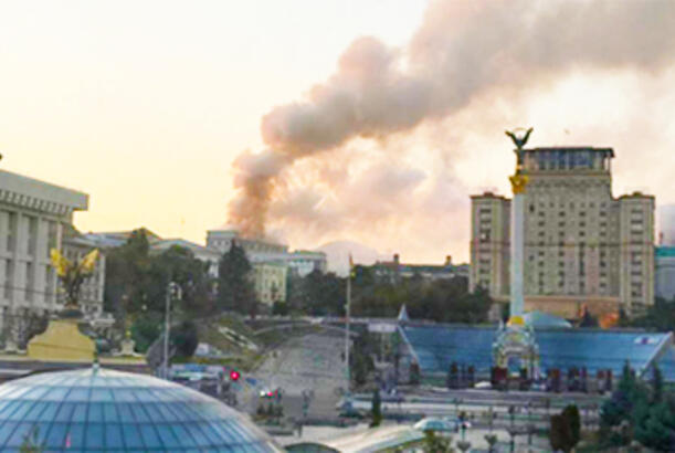 Rusiyanın Kiyevə gecə hücumu: evlər, xəstəxana və məktəb dağıdılıb...