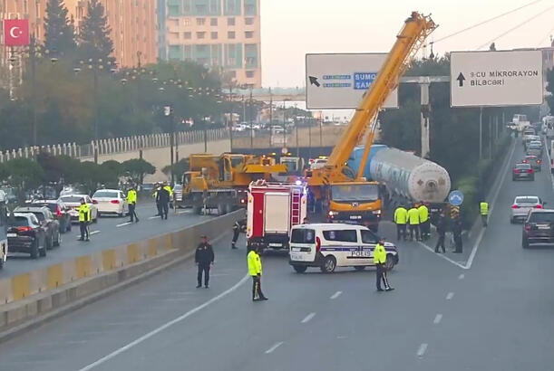 Sumqayıt istiqamətində avtomobillərin hərəkətinə məhdudiyyət aradan qaldırılıb