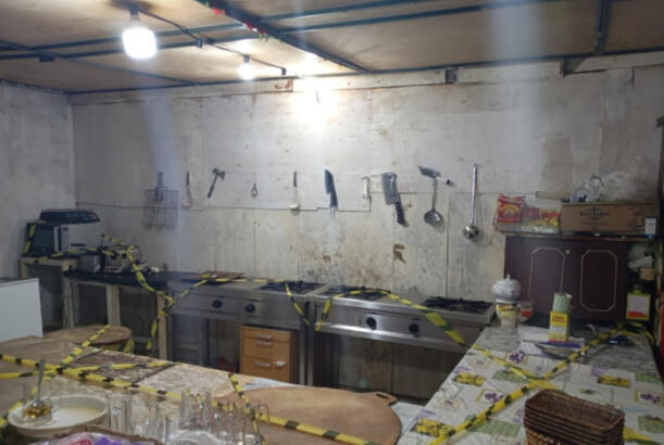 Salyanda “Yaşıl park” restoranında nöqsanlar aşkarlanıb - FOTOLAR