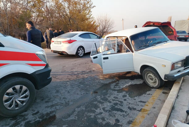 Naxçıvanda yol qəzası olub, 4 nəfər xəsarət alıb