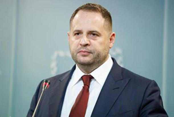 Yermak Ukrayna Xarici Kəşfiyyat Xidmətinin ofisini ziyarət edib