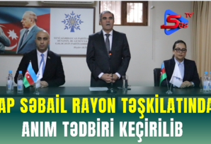 YAP Səbail rayon təşkilatında anım tədbiri keçirilib