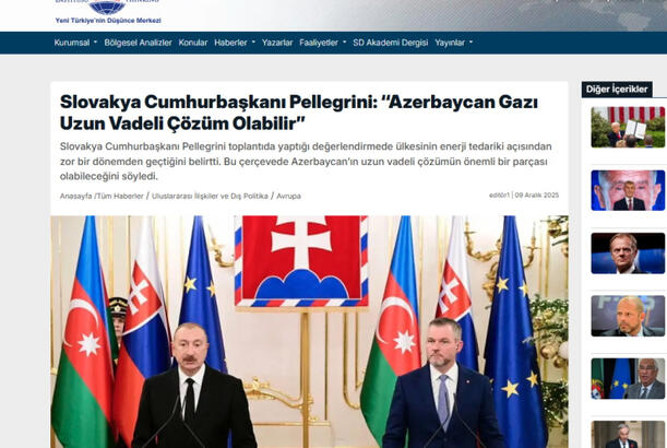 Azərbaycan Prezidentinin Slovakiyaya səfəri beynəlxalq mediada...