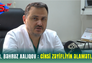 Dr. Bəhruz Xalıqov : Cinsi zəyifliyin əlamətləri