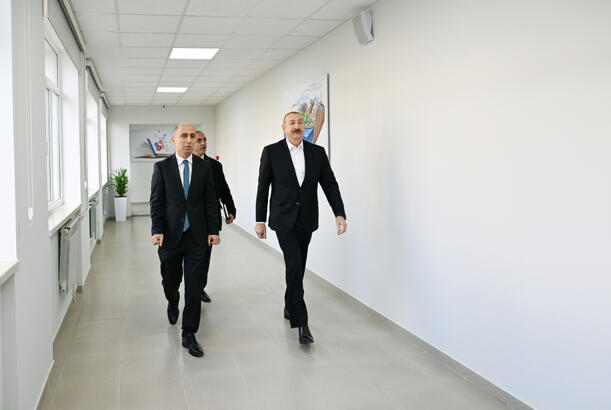 Kərkicahan qəsəbə 1 nömrəli tam orta məktəbin binası əsaslı təmirdən sonra istifadəyə verilib - YENİLƏNİB - FOTOLAR