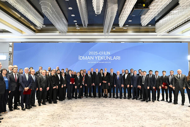 Prezident İlham Əliyev 2025-ci ilin idman yekunlarına həsr olunan mərasimdə iştirak edib - YENİLƏNİR