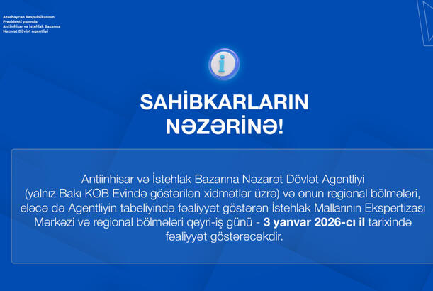 Dövlət Agentliyi sahibkarlıq subyektlərinə müraciət edib