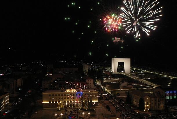 Azerbaijan’s Khankendi hosts festive fireworks