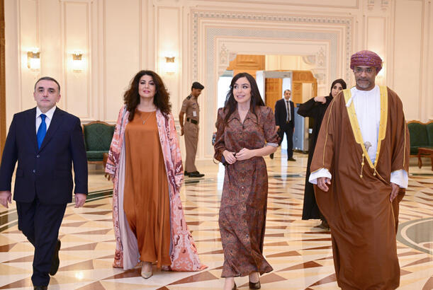 Heydər Əliyev Fondunun vitse-prezidenti Leyla Əliyeva Omanda səfərdədir - FOTOLAR