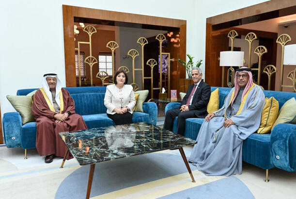 Milli Məclisin sədri Sahibə Qafarova Bəhreyn Krallığına səfərə gəlib