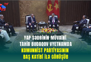 YAP Sədrinin müvaini Tahir Budaqov Vyetnamda Komunnist Partiyasinin Baş katibi ilə görüşüb
