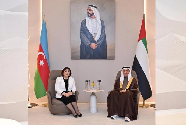 Sahibə Qafarova Birləşmiş Ərəb Əmirliklərində səfərdədir - FOTO