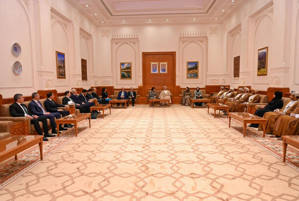 Milli Məclisin sədri Oman Sultanlığı Dövlət Şurasının sədri ilə görüşüb