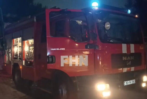 Xətai rayonunda restoranda baş verən yanğın söndürülüb