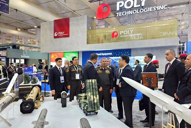 Azərbaycanın hərbi məhsulları Ər-Riyadda beynəlxalq sərgidə nümayiş olunur - FOTOLAR