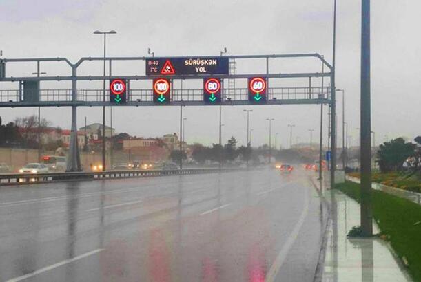 В Баку на трассе Зыхский круг-Аэропорт снижен скоростной режим