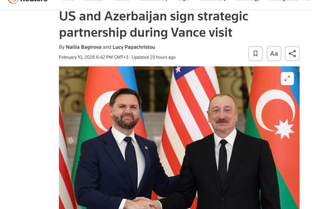 ABŞ-ın Vitse-prezidentinin Azərbaycana səfəri dünya mediasında...