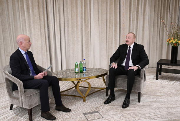 Prezident İlham Əliyev Münxendə "France 24" telekanalına müsahibə verib