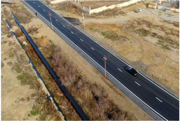 Masazırda 2 km-lik yolun əsaslı təmiri yekunlaşıb