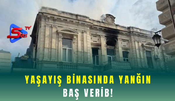 Yaşayış Binasında Yanğın- BAŞ VERİB!