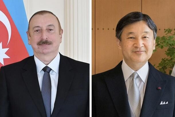 İlham Əliyev Yaponiya İmperatorunu təbrik edib