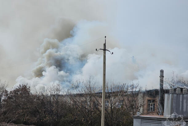 Naxçıvanda hərbi hissədə yanğın baş verib