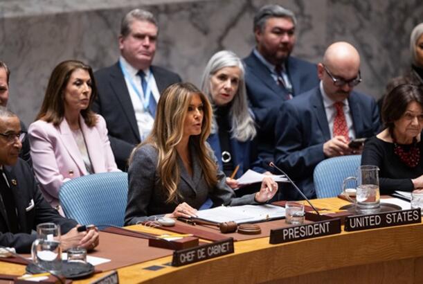 Melaniya Tramp ilk dəfə BMT TŞ-nin iclasına sədrlik edib