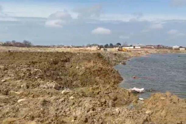 Sabunçuda gölün qanunsuz doldurulması aşkar edilib