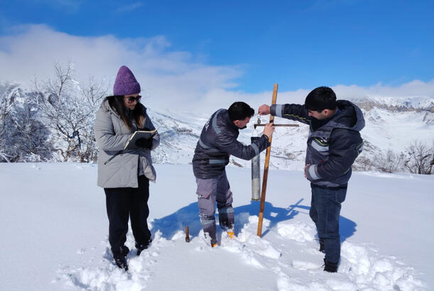 Yüksək dağlıq ərazilərdə qarölçmə işlərinə başlanılıb